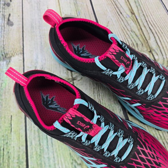 Asics Gel-Fuji Runnegade 2 Women's 8 Pink Black Trail Running Shoes OCR Sneakers - Picture 7 of 11